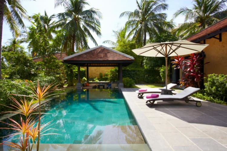 Dining pavilion in Pool Villa